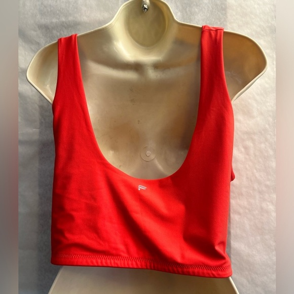 Fabletics Wireless Crossover Bra Low Impact in Strawberry Red NWT Sz-3X.   AA5 - Picture 5 of 10